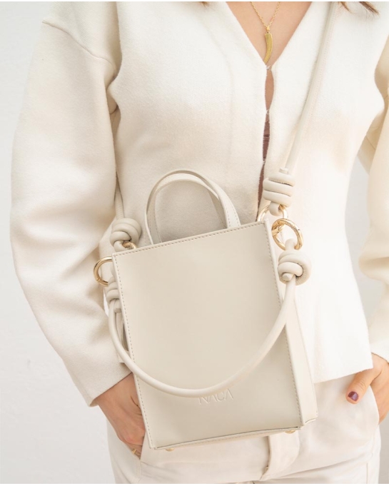 ASA BOLSO TUBULAR BEIGE