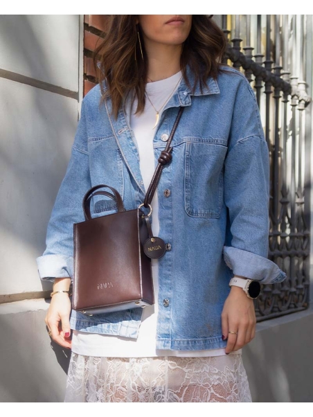 ASA BOLSO TUBULAR CHOCO