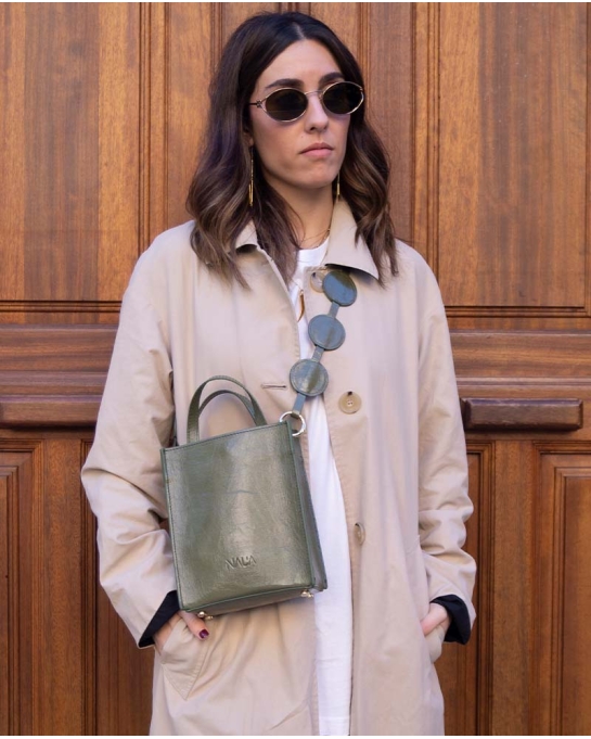 ASA BOLSO CÍRCULOS KIWI