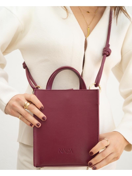 ASA BOLSO TUBULAR BURDEOS