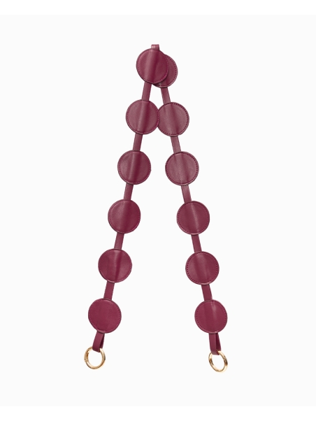 ASA BOLSO CÍRCULOS BURDEOS