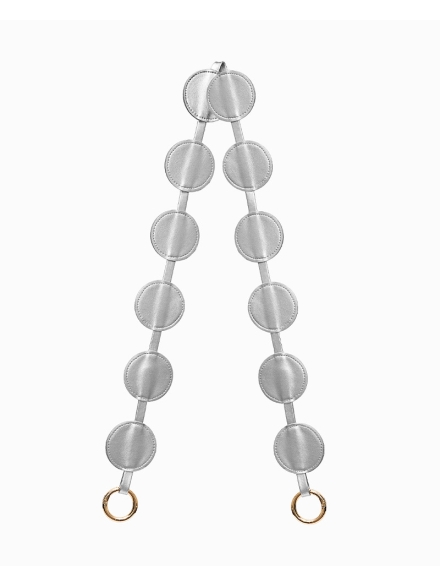 ASA BOLSO CÍRCULOS PLATA