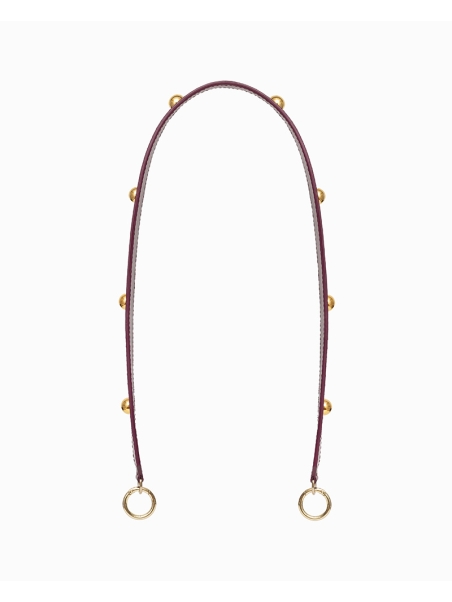 ASA BOLSO TACHAS BURDEOS