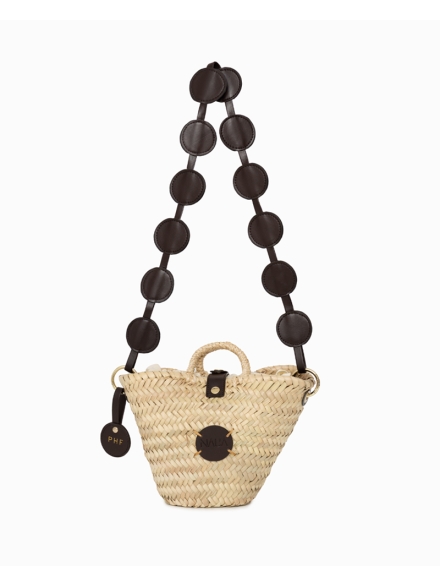 CAPAZO RAFIA PERSONALIZADO CHOCO