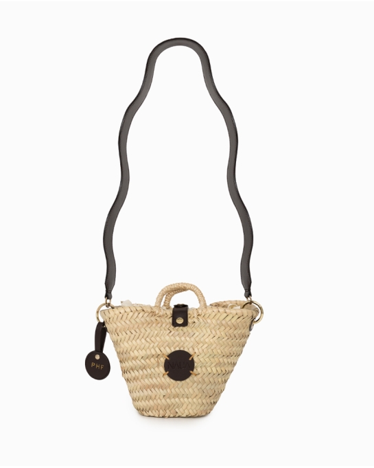 CAPAZO RAFIA PERSONALIZADO CHOCO