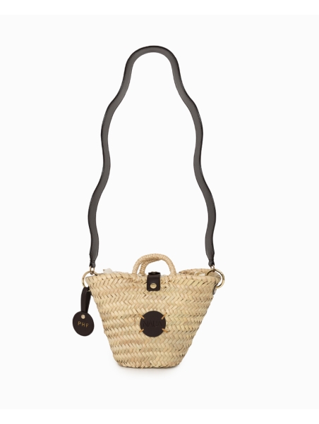 CAPAZO RAFIA PERSONALIZADO CHOCO