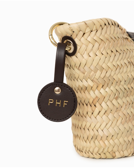 CAPAZO RAFIA PERSONALIZADO CHOCO