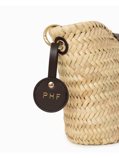 CAPAZO RAFIA PERSONALIZADO CHOCO