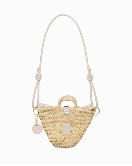 CAPAZO RAFIA PERSONALIZADO BEIGE