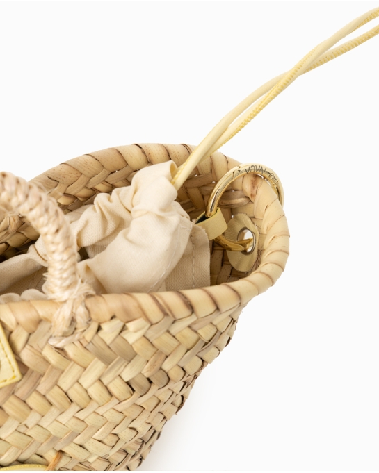 CAPAZO RAFIA PERSONALIZADO BUTTER