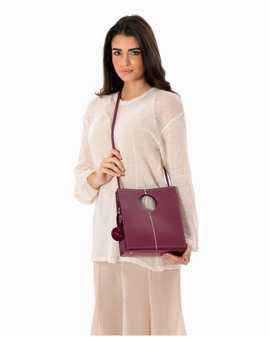 BOLSO ÁUREA BURDEOS