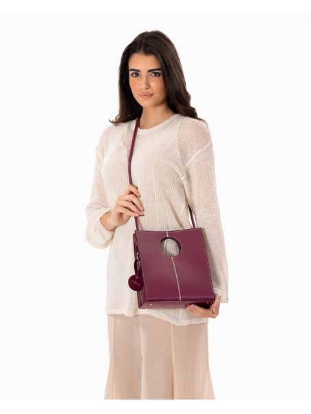 BOLSO ÁUREA BURDEOS