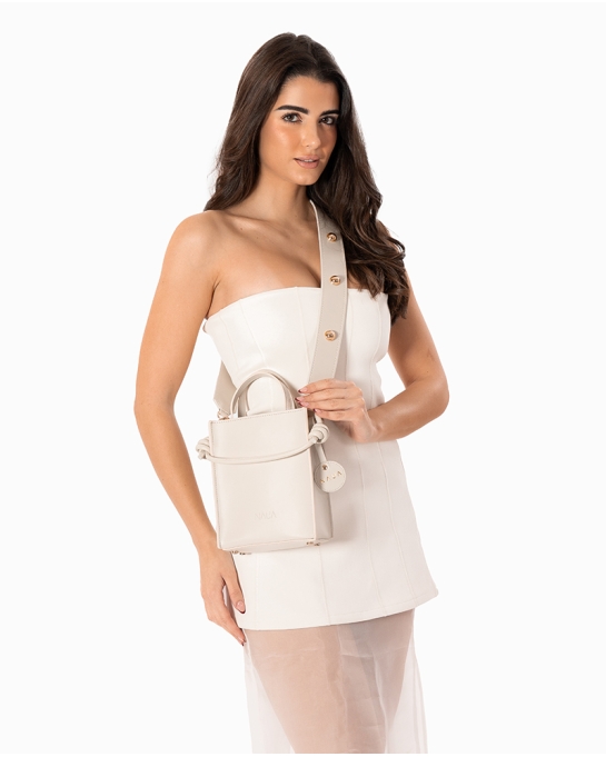 ASA BOLSO TACHAS BEIGE