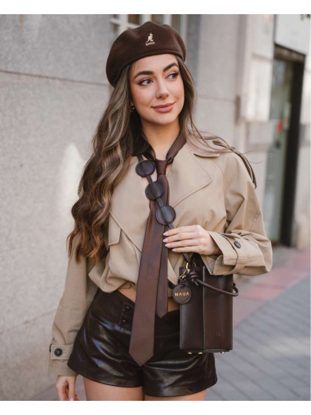 BOLSO EDÉN CHOCO + ASA CÍRCULOS 90 + ASA TUBULAR MANO 2